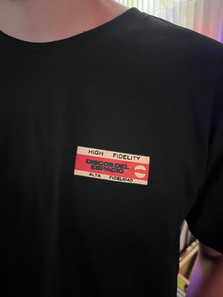 Camiseta DDE - ME VOY PARA EL ESPACIO (negra)