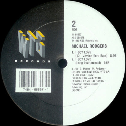 Michael Rodgers - I Got Love - Image 2