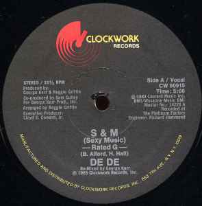 De De - S & M (Sexy Music) - Image 1