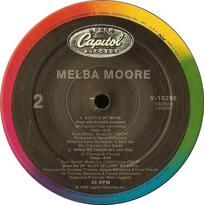 Melba Moore - A Little Bit More - Image 2