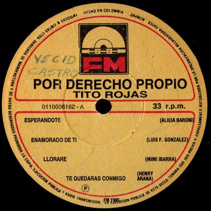 Tito Rojas - Por Derecho Propio - Image 3