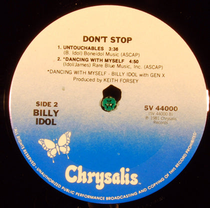 Billy Idol - Don't Stop - Image 4