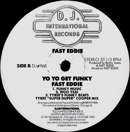 Fast Eddie Smith - Yo Yo Get Funky - Image 2