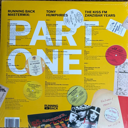 Tony Humphries - Running Back Mastermix: The Kiss FM Zanzibar Years (Part One) - Image 2