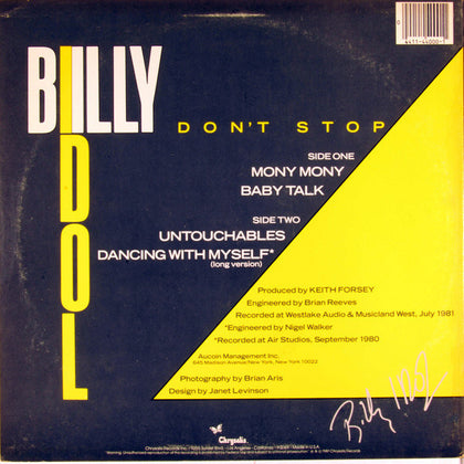 Billy Idol - Don't Stop - Image 2