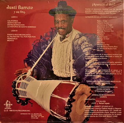 Justi Barreto Y Su Orquesta - ¡Aparecio El Rey! - Image 2