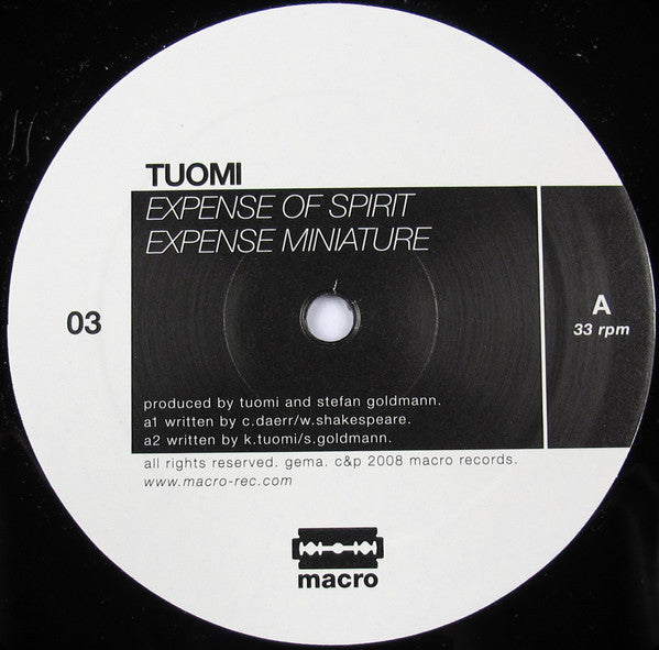(Nuevo) Tuomi – Expense Of Spirit