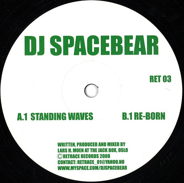 (Usado vg+) DJ Spacebear – Standing Waves / Re-Born