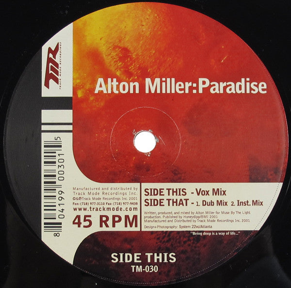 (Usado vg+) Alton Miller – Paradise