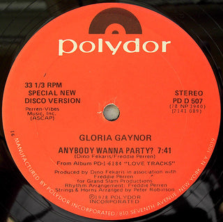 (Usado vg+) Gloria Gaynor – Anybody Wanna Party?