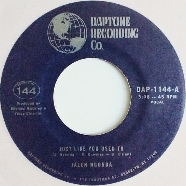 (Nuevo) Jalen Ngonda – Just Like You Used To / What A Difference She Made