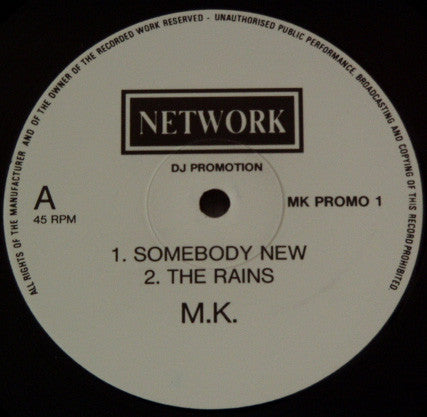 (Usado vg) M.K. – Somebody New
