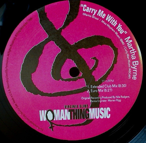 (Usado vg+) Martha Byrne – Carry Me With You