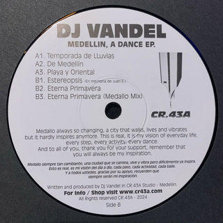 (Nuevo) Dj Vandel – Medellin, A Dance EP.