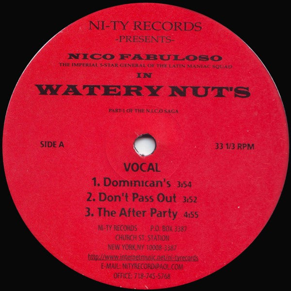 (Usado vg+) Nico Fabuloso – Watery Nuts