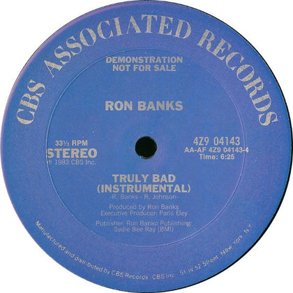 (Usado vg+) Ron Banks – Truly Bad