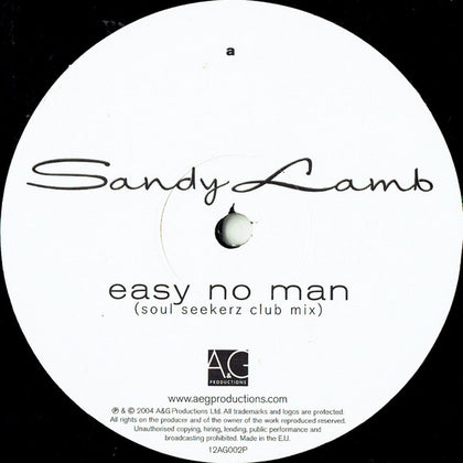 (Usado vg+) Sandy Lamb – Easy No Man