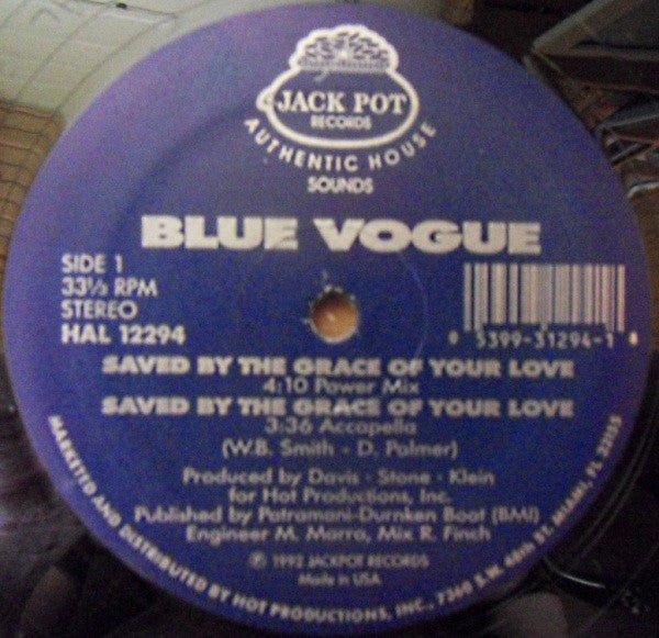 (Usado vg+) Blue Vogue – Saved By The Grace Of Your Love