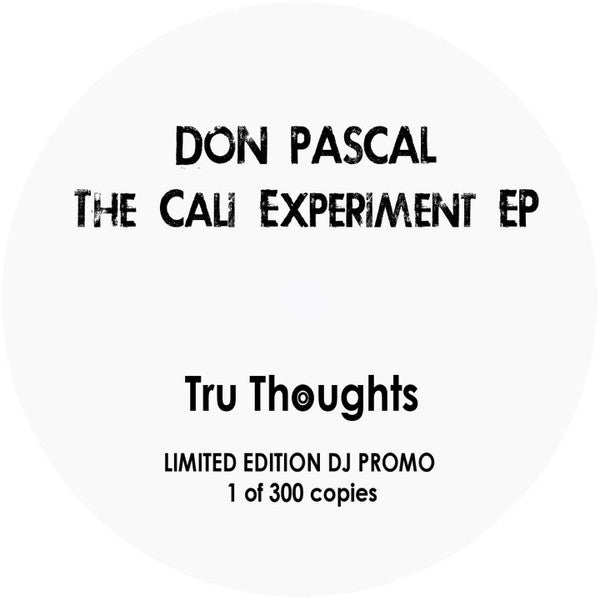 (Usado vg+) Don Pascal Featuring Christian Salgado & Hector Viveros – The Cali Experiment Ep