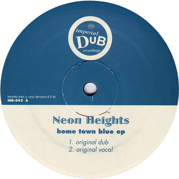 (Usado vg+) Neon Heights – Home Town Blue