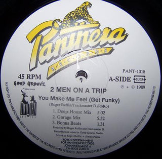 (Usado vg+) Two Men On A Trip – You Make Me Feel (Get Funky)