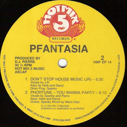 Pfantasia - Let's Get Busy / You Wanna Party - Image 2