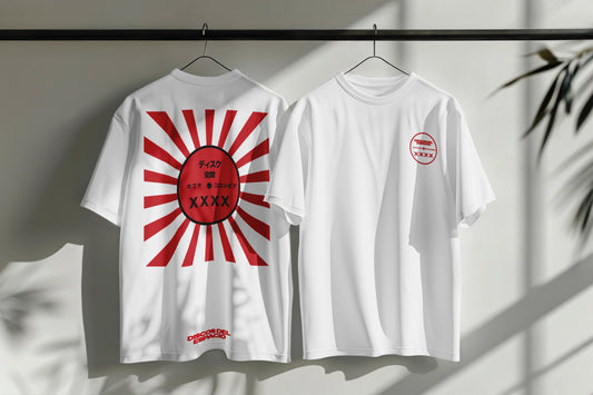 (Preventa) Camiseta DDE ディスク (Blanca)