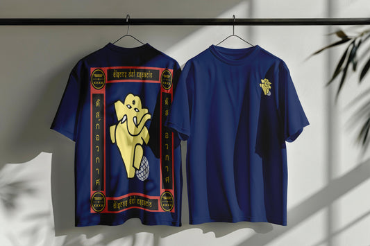 (Preventa) Camiseta DDE Elefante (Azul)