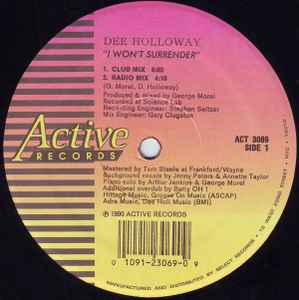 Dee Holloway - I Won't Surrender - Image 1