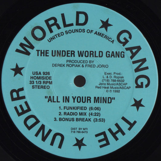 The Under World Gang - All In Your Mind - Image 1