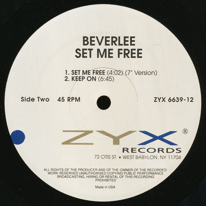 Beverlee - Set Me Free - Image 3