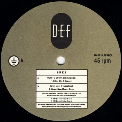 Eskimos & Egypt - Don't U Do It! - Image 3