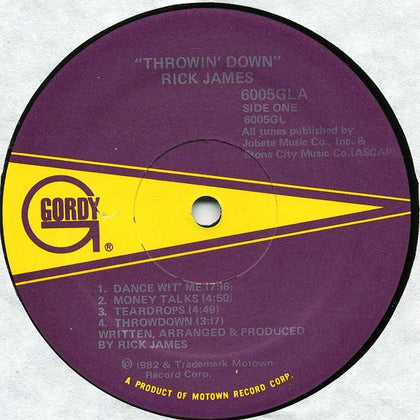 Rick James - Throwin' Down - Image 3