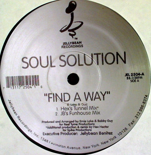 Soul Solution - Find A Way - Image 1