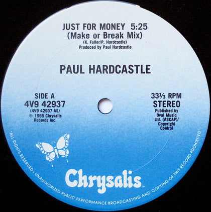 Paul Hardcastle - Just For Money (Extended Version) - Image 3