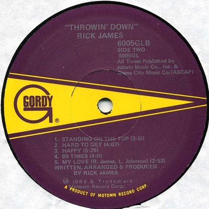 Rick James - Throwin' Down - Image 4