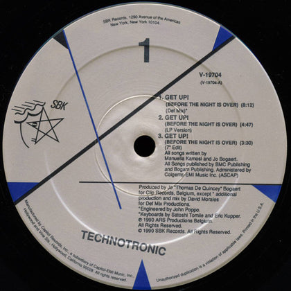 Technotronic - Get Up! (Before The Night Is Over) - Image 3
