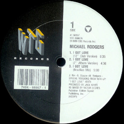 Michael Rodgers - I Got Love - Image 1