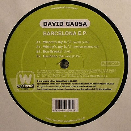 David Gausa - Barcelona E.P. - Image 2