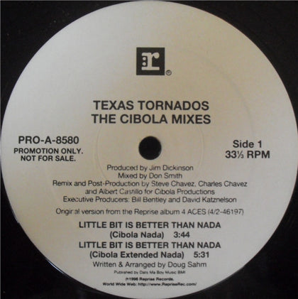 Texas Tornados - Little Bit Is Better Than Nada (The Cibola Mixes) - Image 2