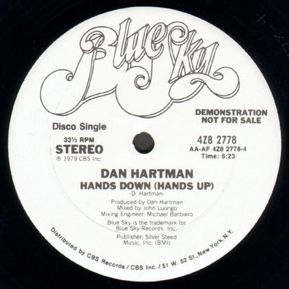 Dan Hartman - Hands Down - Image 2