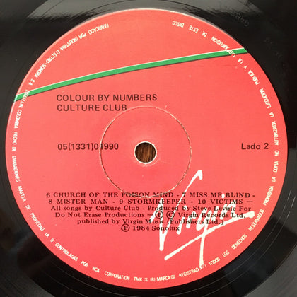 Culture Club - Colour By Numbers - Image 4