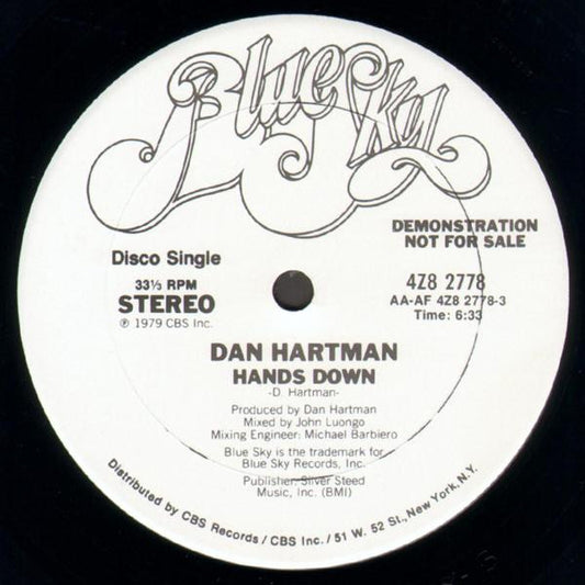 Dan Hartman - Hands Down - Image 1