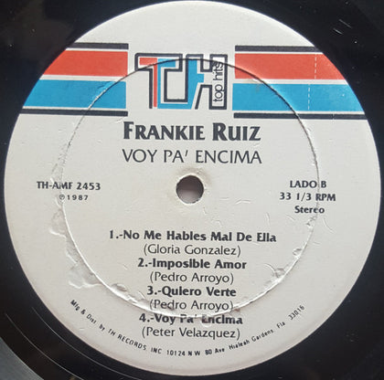 Frankie Ruiz - ... Voy Pa' Encima! - Image 5