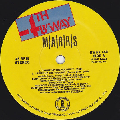 M|A|R|R|S - Pump Up The Volume - Image 1