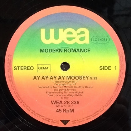 Modern Romance - Ay Ay Ay Ay Moosey - Image 3