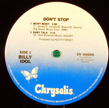 Billy Idol - Don't Stop - Image 3