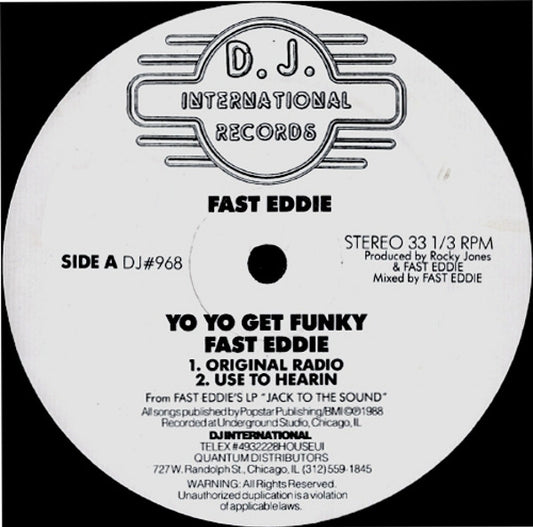 Fast Eddie Smith - Yo Yo Get Funky - Image 1