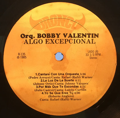 Bobby Valentin - Algo Excepcional - Image 3