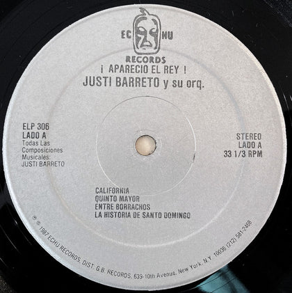 Justi Barreto Y Su Orquesta - ¡Aparecio El Rey! - Image 3